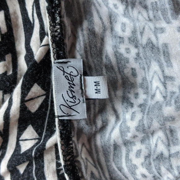 Halter Tie Up Geo Print Maxi Fits Like S/M - Picture 5 of 5